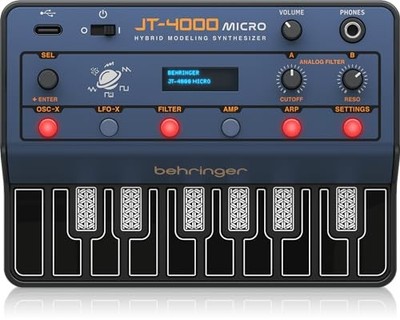 Behringer JT-4000M MICRO Portable Synthesizer with 3.5mm MIDI IN From Japan
