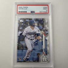 2020 Topps - Gavin Lux #292 Printing Plate Black (RC) PSA 9