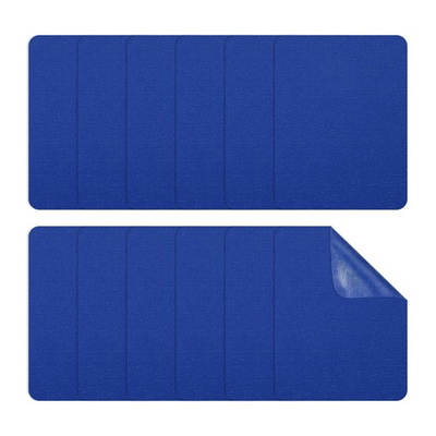 #ad #ad 12pcs Iron on Patches 3.7quot; by 5quot; Iron on Fabric Repair Patches Sapphire Blue $22.07