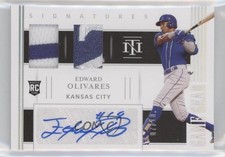 2021 Panini National Treasures Holo Silver 7/10 Edward Olivares #GGS-EO Auto 0c6