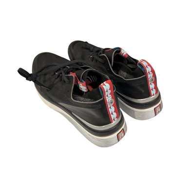 BALA Twelves Nocturnal Nursing Shoes Sneakers Lace Up Low Top Black Size W8 M6.5