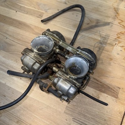 Mikuni Dual CV Carburetor Rack   OEM Japan   For Parts / Rebuild
