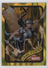 2025 Topps Chrome Marvel Comics Yellow Lava Refractor Jane Foster #90 1fj6
