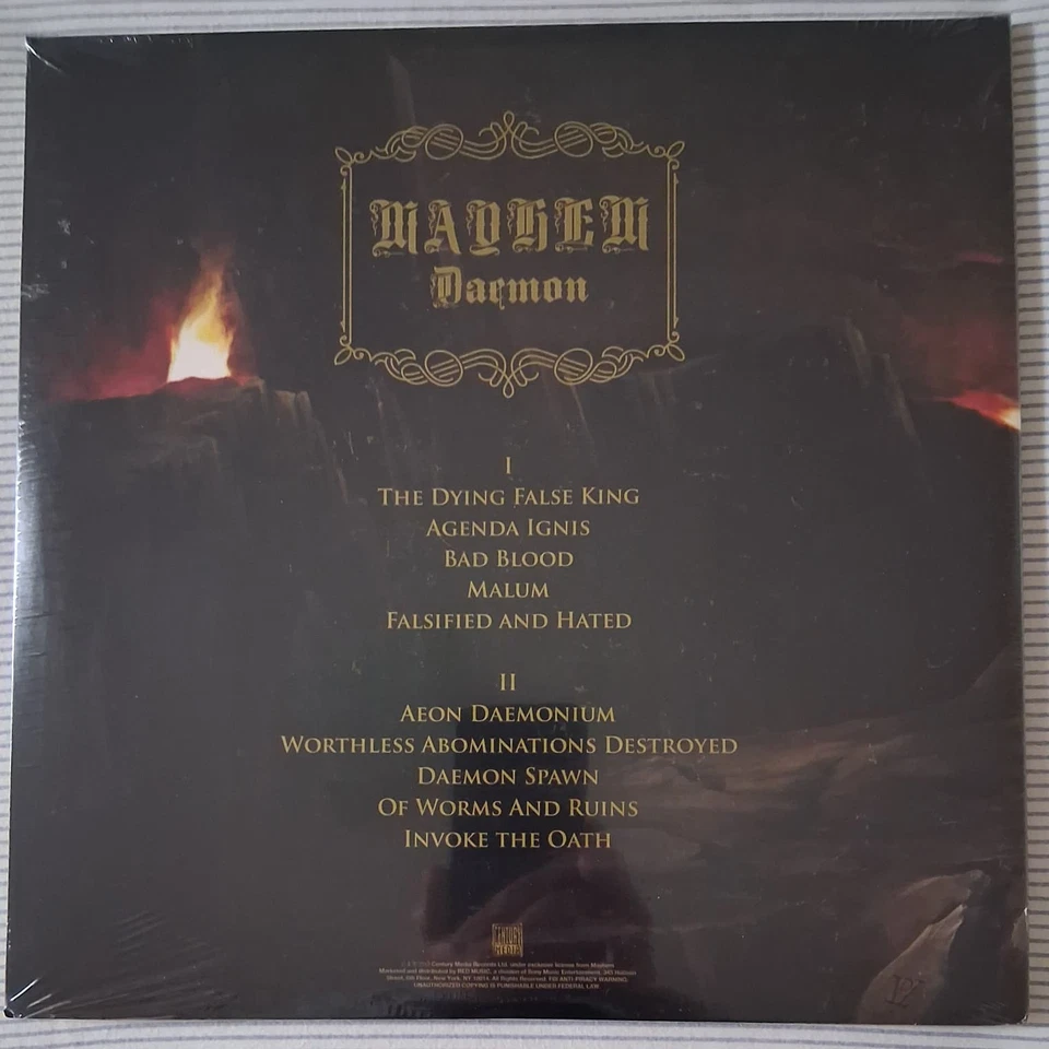Daemon by Mayhem - Smoke Colored Vinyl Sealed (2019) - Image 2 of 2