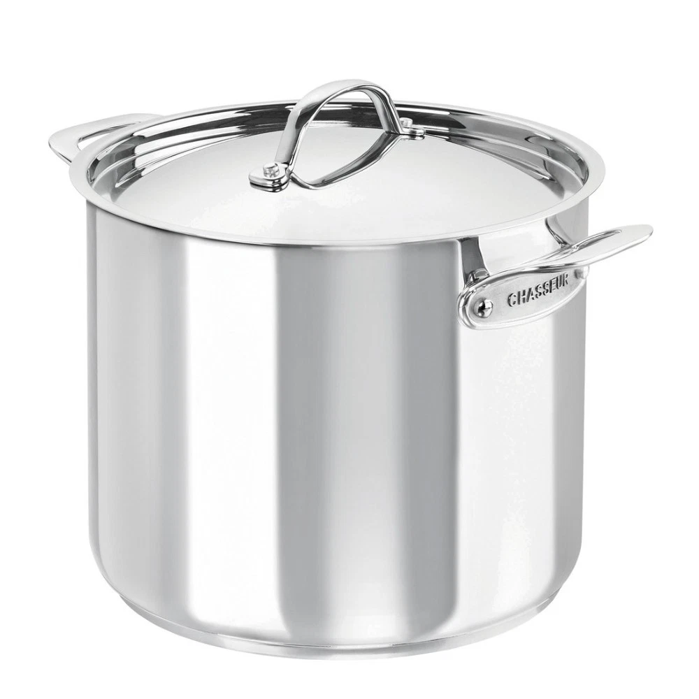 Chasseur Maison Stock Pot 26cm / 11.5L - Stainless Steel