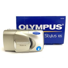 Olympus mju III Stylus Zoom QD 105 35mm Point  Shoot Film Camera w/ Box TESTED