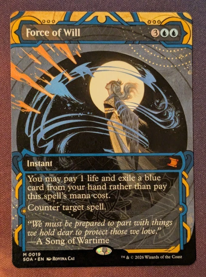 Force of Will Force of Will TCG Near Mint or Better Individual