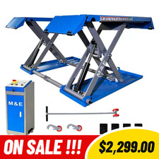 Me Mid Rise Scissor Lift 7700lbs Pneumatic Release Auto Lift Car Lift 110v