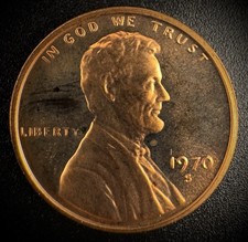 1970-S Lincoln Memorial Cent PROOF Coin
