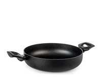 H&H Bratpfanne Mit 2 Griffen Aus Aluminium Mit Pfluon Antihaftbeschichtung Cm