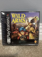 Wild Arms (Sony PlayStation 1 PS1) Black Label CIB Complete in Box w/Manual/Reg