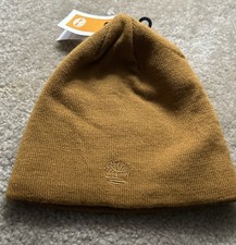 Timberland Burnt Caramel Beanie One Size NWT Unisex