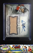 2015 Topps Triple Threads #UAJRCV Christian Vazquez Unity Auto Jumbo Relics /99