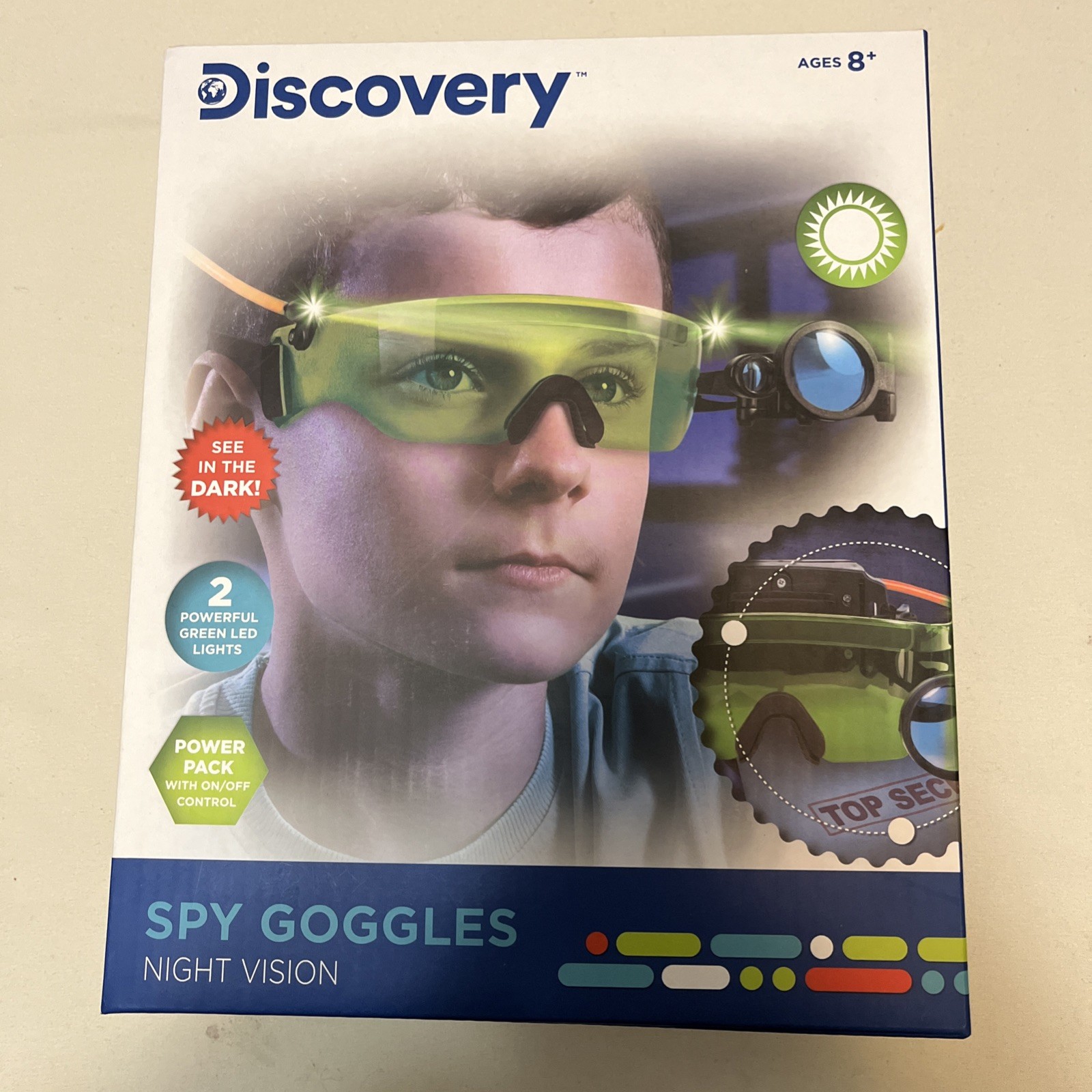 Discovery Kids Night Vision Spy Goggles Green - NEW