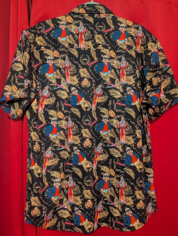 RSVLTS WWE Legends Ric Flair “Nature Boy” manga corta abotonada XL Foto 2 de 4