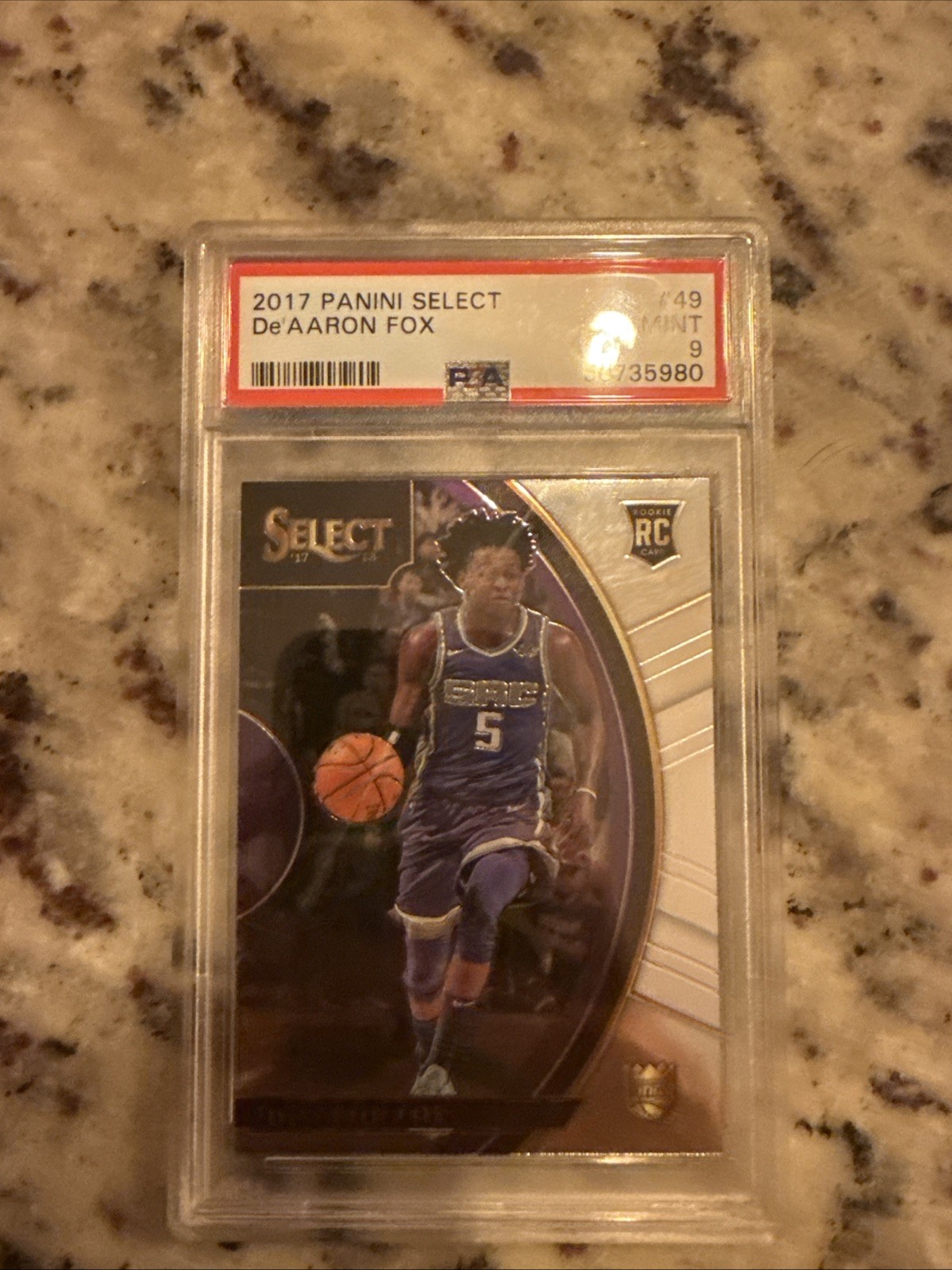 2017-18 Panini Select - Concourse De'Aaron Fox #49 Silver Prizm (RC)