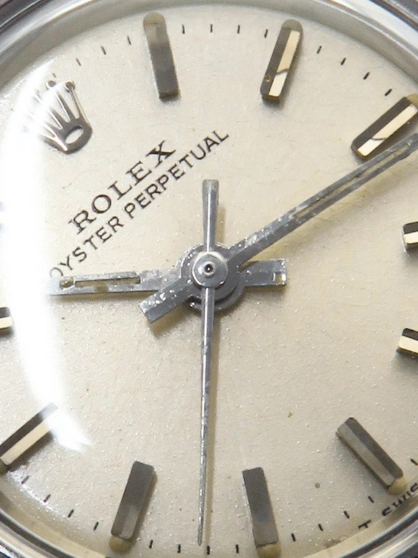 ROLEX Oyster Perpetual 6618 24mm Silver Dial Stainless Steel Plastic Box #T266 image 5