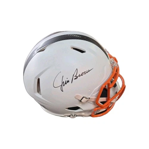 Jim Brown Signed Authentic Full Size Helmet W/LOA