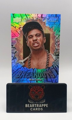 2022 Max Caster Upper Deck Flagship All Elite Wrestling AEW Breakouts