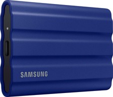 Samsung - T7 Shield 2TB External USB 3.2 Gen 2 256-bit Blue
