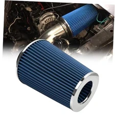 102mm High Flow Round Tapered Cone Cool Air Filter Cleaner with Top Filter 4"