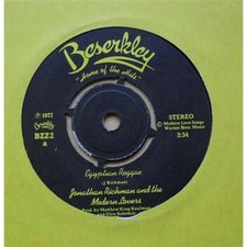 JONATHAN RICHMAN/MODERN LOVERS EGYPTIAN REGGAE 7" 1977 WITH ROLLER COASTER BY TH