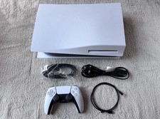 PS5 Console Disc Edition 825GB with 1 Controller and All Wires
