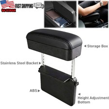 Car Armrest Support Elbow Pad Armrest Extender Console Storage Box Organizer Us