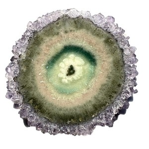 Stalactite Flower Slice  Polished Both Sides    VX98