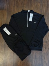 ALO Men Quarter Zip and Pants Set Size Small NEW FAST SHIPPING