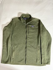 Patagonia Better Sweater Mens Large Green FullZip Fleece Pullover Outdoor Hiking