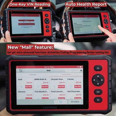 2026 LAUNCH CRP909C All System Diagnostic Scan Tool Car OBD2 Scanner Coding TPMS