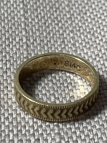 Antique Strobell & Crane 14K Yellow Gold Baby Ring Estate Circa 1890-1910s Rare