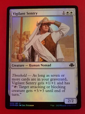 1x Vigilant Sentry | FOIL | Dominaria Remastered | MTG Magic Cards