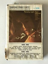 Paul Mauriat Paris by night Ampex  58380 cassette clam case paper label 1961