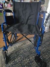 Drive BLS18FBD-ELR Wheelchair - Black/Blue