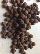 72 Primitive Rusty JINGLE BELLS Bell 9mm 3/8 in .35" Christmas Crafts Farmhouse