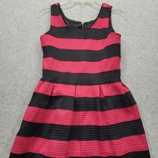 Elisa B Kids Size 12 Multi-Colored Stripes Sleeveless Dress