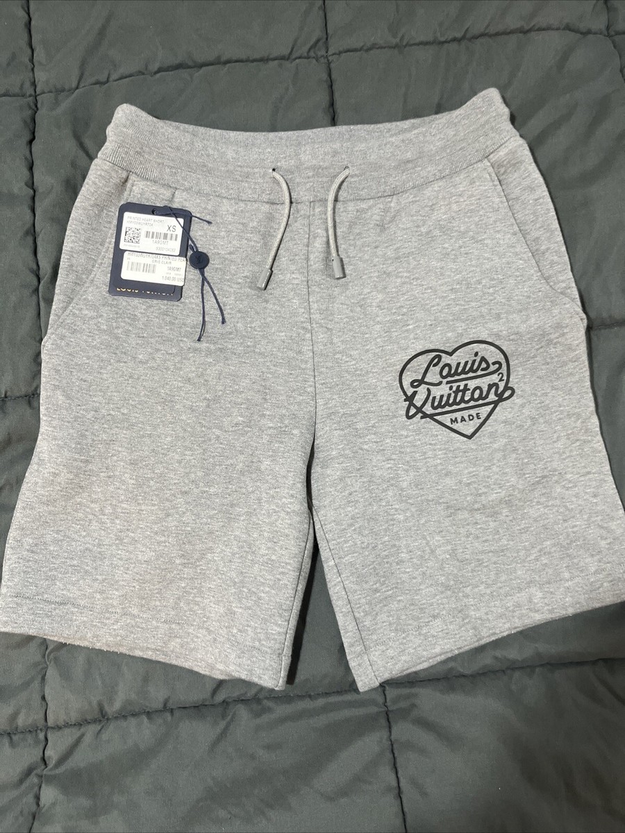 Louis Vuitton NIGO グレーショートパンツ Louis Vuitton x Nigo Sweat-Shorts Human Made × Louis Vuitton
