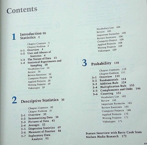 Elementary Statistics textbook by Mario F. Triola 5th Edition 1992 hardcover - Picture 5 of 12
