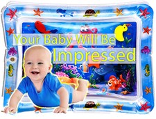 Splashin'Kids Inflatable Tummy Time Premium Water Mat Infants and Toddlers Is th