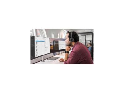 Cisco Headset 730, Wireless Dual On-Ear Bluetooth Headset - Black