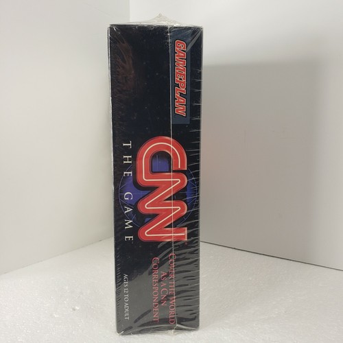 The Game Cover The World As A CNN TV Correspondent Board Game Family Vintage Fun - Picture 4 of 4