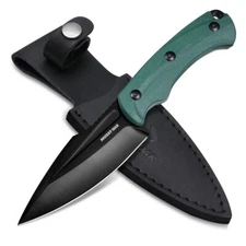 8.5" Hunting Knife Full-tang Fixed Blade Knife Hiking Survival Knife with Sheath