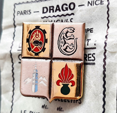 Abzeichen Sahara Marokko FREMDENLEGION Rückzug Drago French FFL BADGE