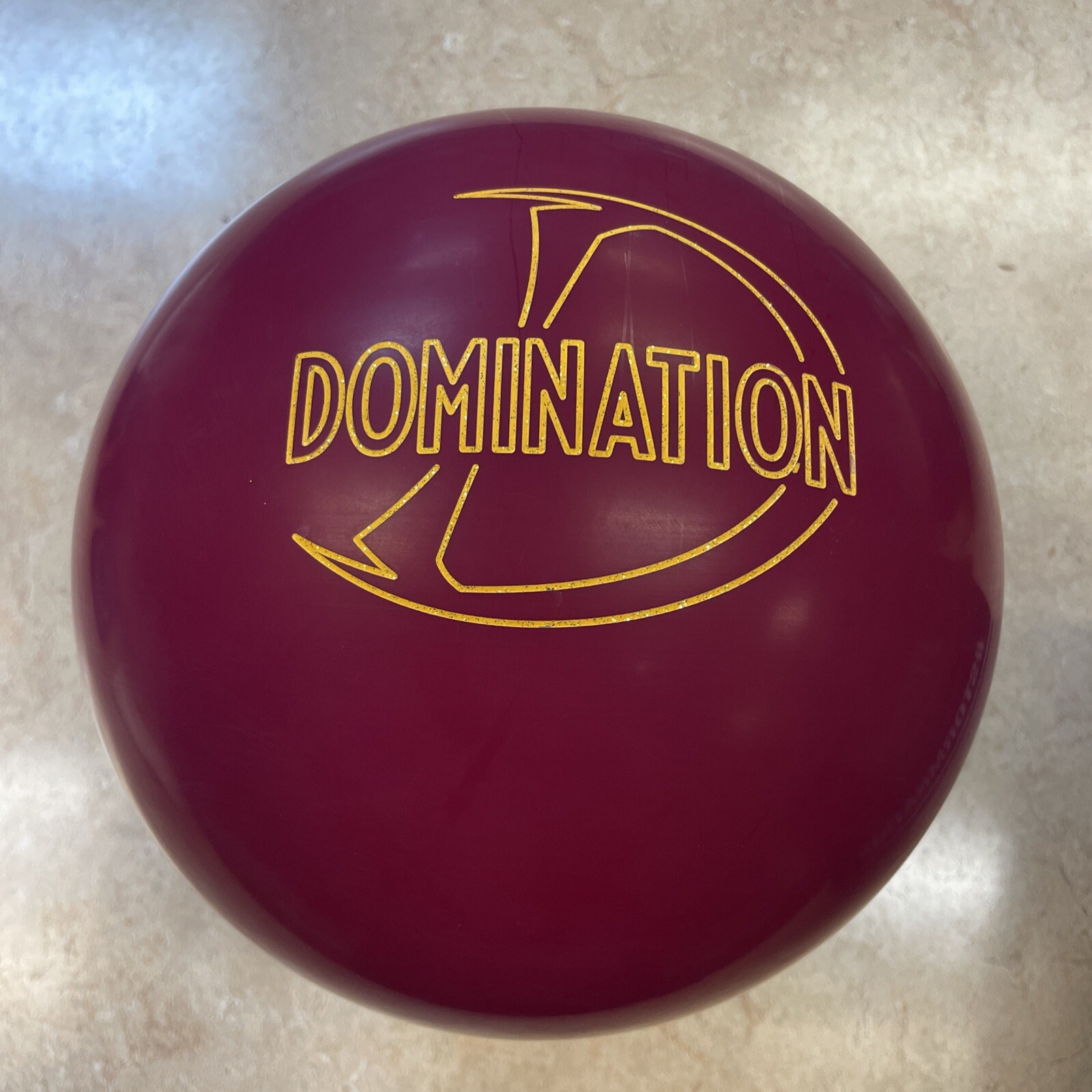 14lb NIB Storm DOMINATION BURGUNDY XBLEM 2nd Quality Bowling Ball