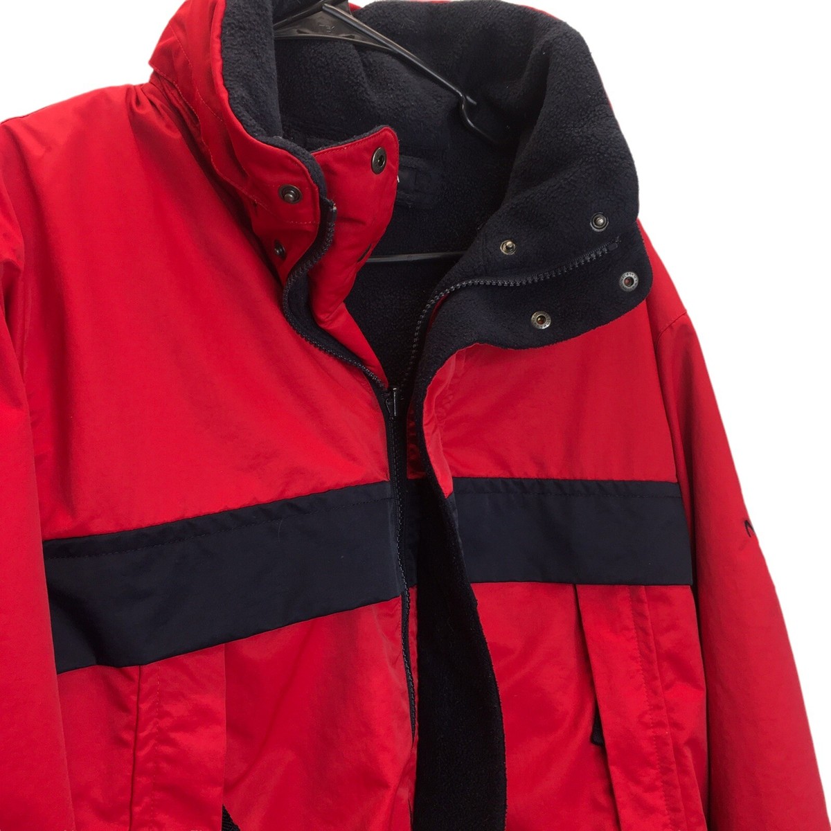 90s Nautica NS-83 Sailing Jacket Reversible Vintage Fleece Men