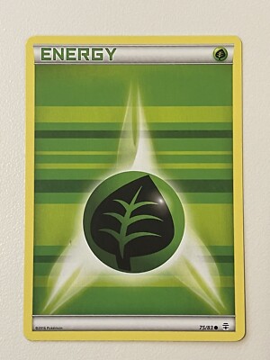 Pokemon TCG Green Leaf Grass Energy Card 75/83 Non-Holo Common