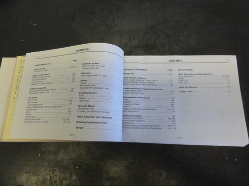 JCB Mini CX Loader Operator Manual 9811/0121 - Picture 5 of 7