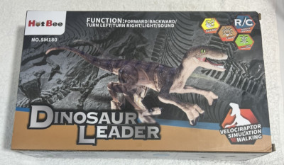 Hot Bee Dinosaur Leader Rc Walking Velociraptor New In Box free shipping
